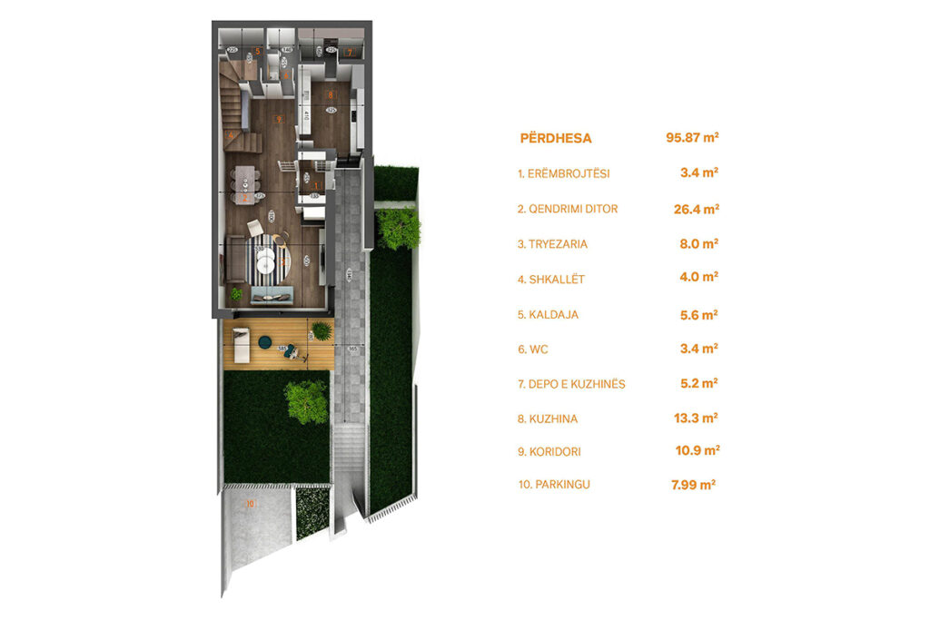 Shtëpi 285.86m² në SHITJE në Lagjen Vargu i Blertë