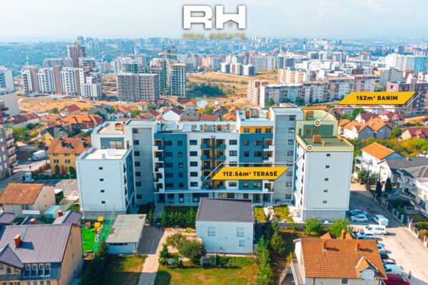 Penthouse 152m² + 112.56m² në #SHITJE në Mati 1