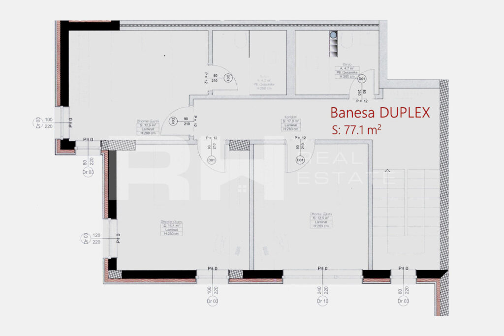 Duplex 148.3m² në SHITJE në Bau Invest, Emshir