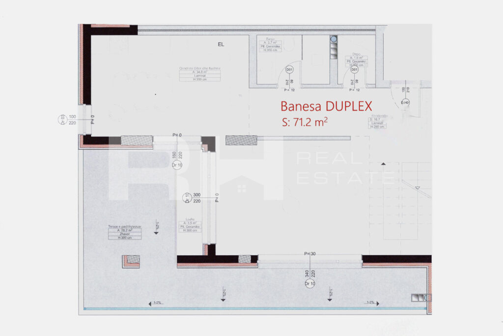 Duplex 148.3m² në SHITJE në Bau Invest, Emshir