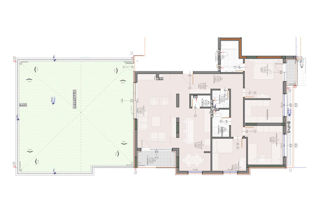 Penthouse 152m² + 112.56m² në #SHITJE në Mati 1