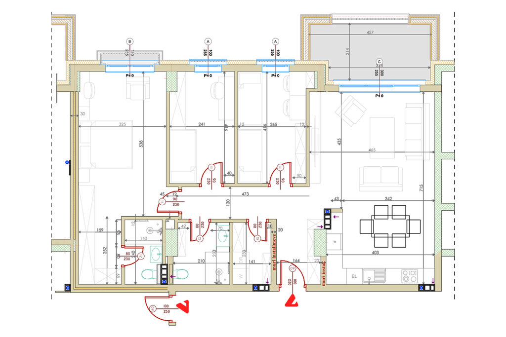 Banesë 121.32m² në SHITJE te Prishtina e Re