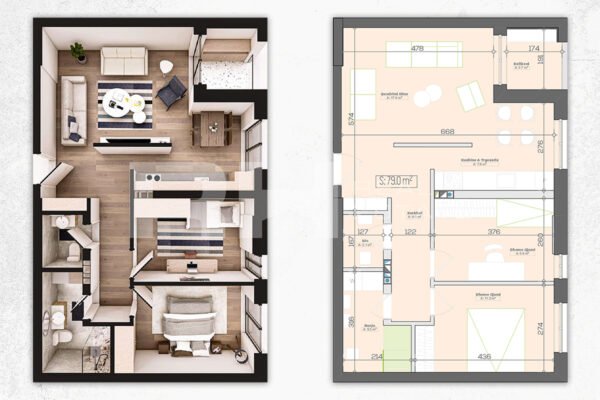 Banesë 79m² në #SHITJE në Lagjen e Muhaxherëve