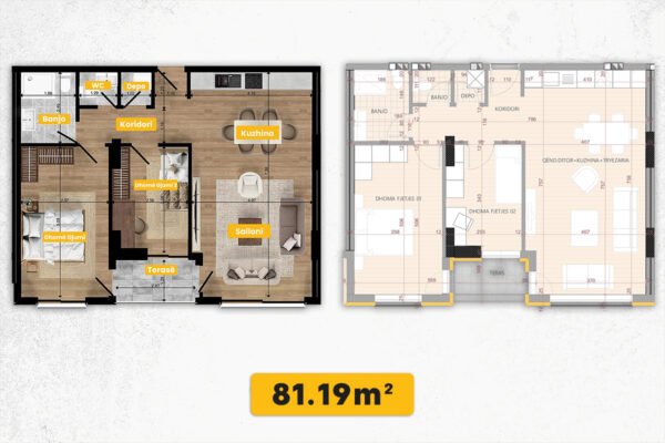 Banesë 81.19m² në #SHITJE në Emshir