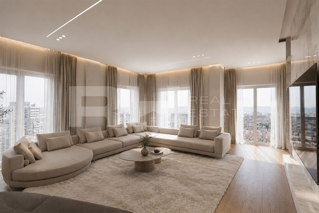 Penthouse 177.6m² + 55.6m² në SHITJE në Emshir