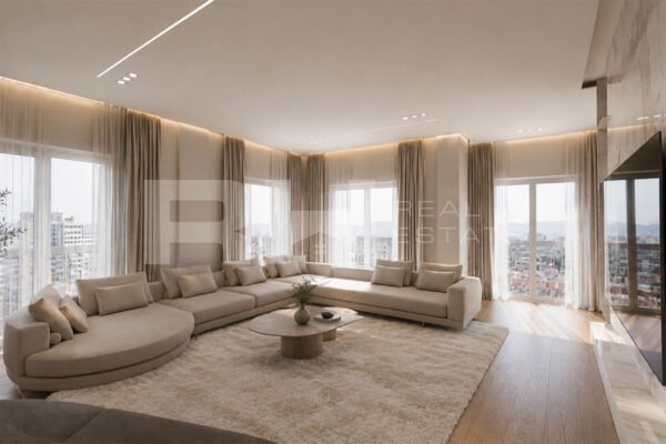 Penthouse 177.6m² + 55.6m² në #SHITJE në Emshir