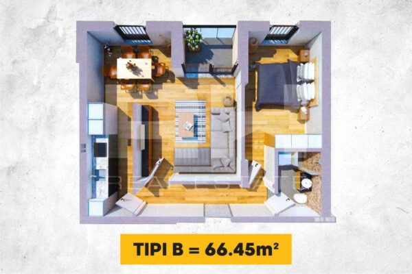 Banesë 66.45m² në #SHITJE në Emshir