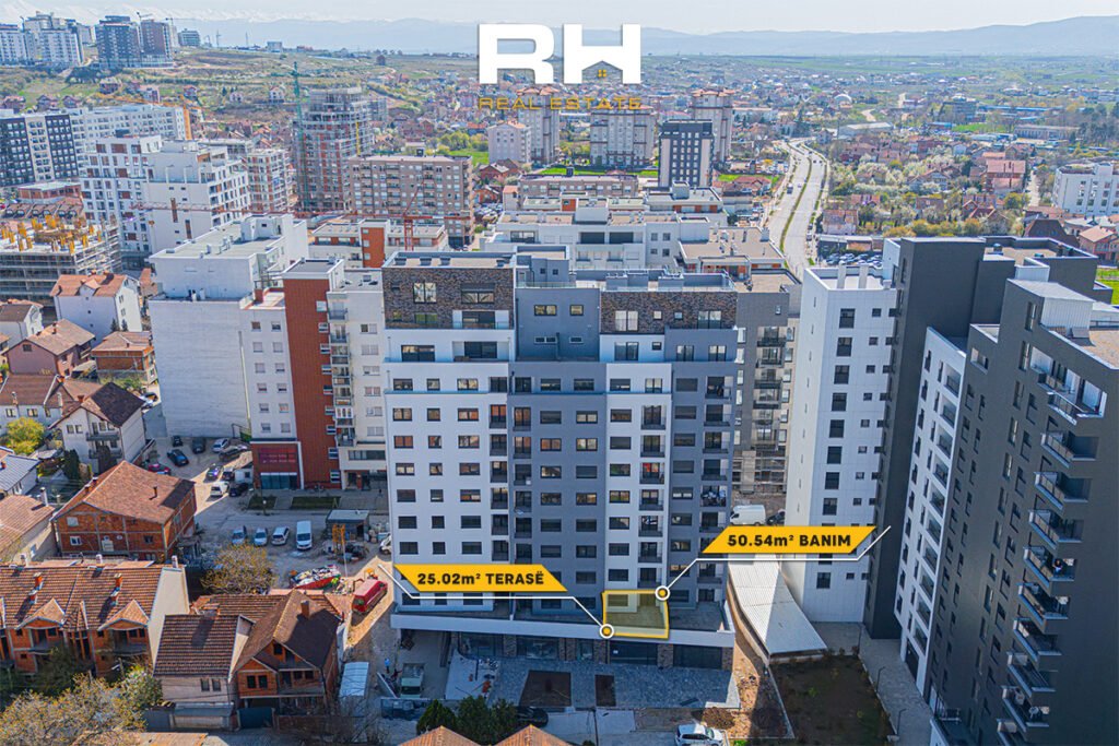 Banesë – Zyre 50.5m² + 25m² me #QIRA në Emshir