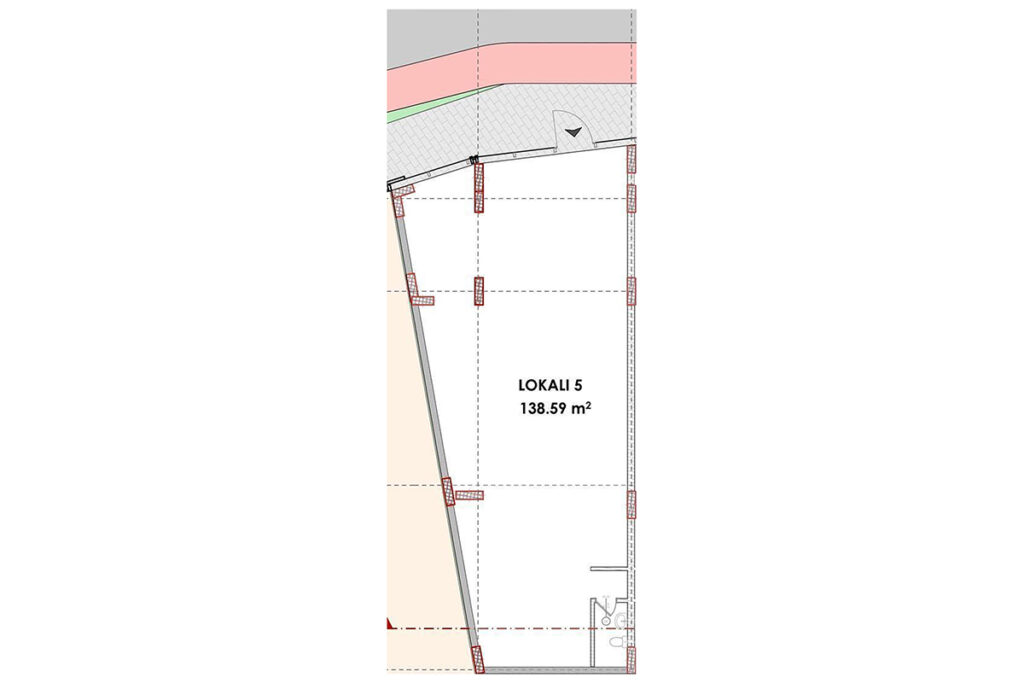 Lokal 138.59m² në SHITJE te Prishtina e Re