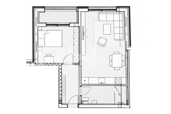 Banesë 62m² në SHITJE në Veternik