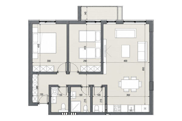 Banesë 93.8m² në SHITJE në Dragodan